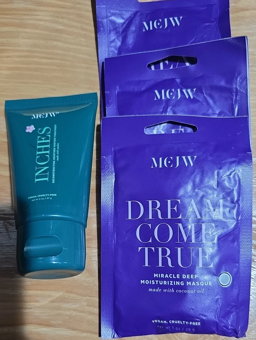 MCJW Dream Come True Moisturizing Masque + Inches Tube Teal Cream Bundle